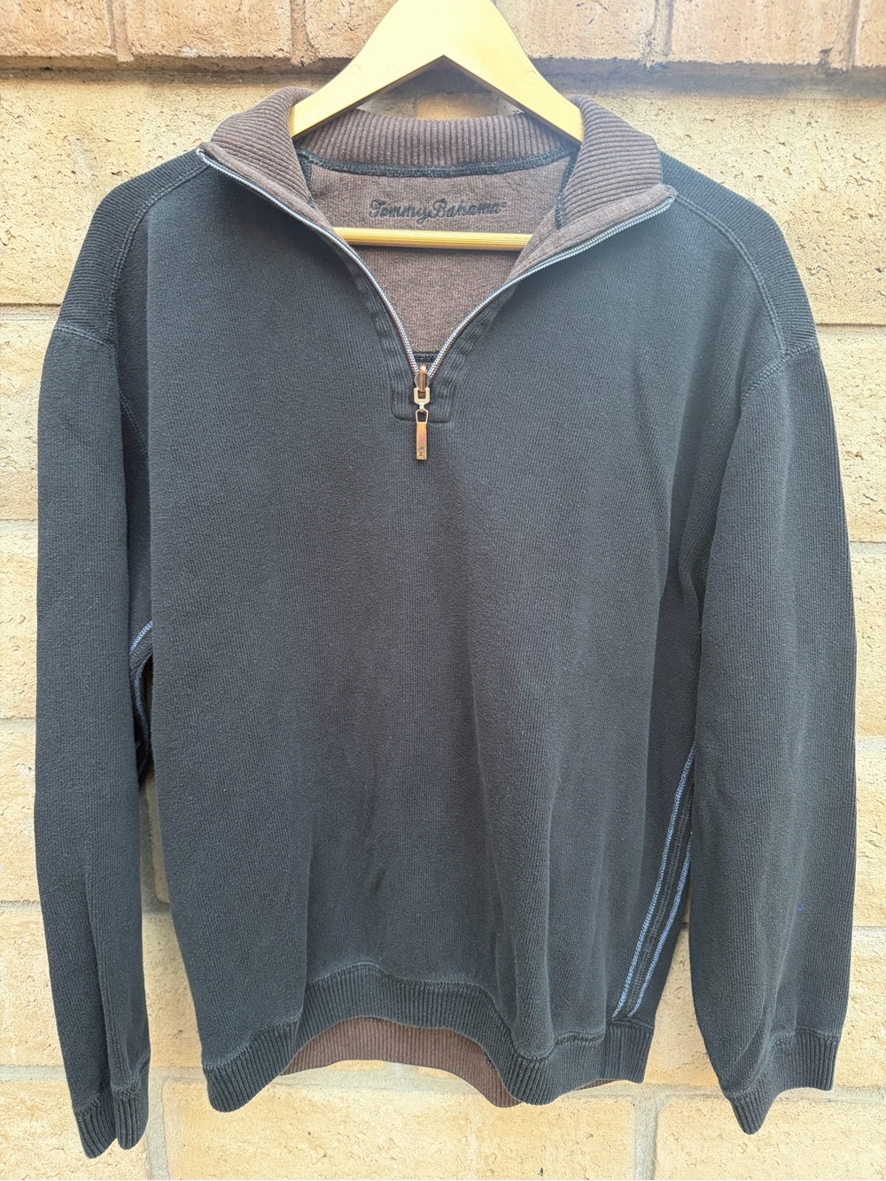 Tommy Bahama Flipshore Reversible Half-Zip Sweater